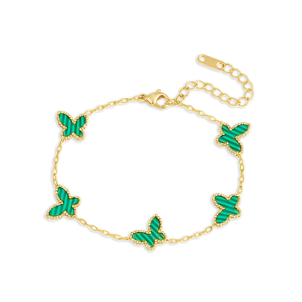 Fjärilsglitterarmband