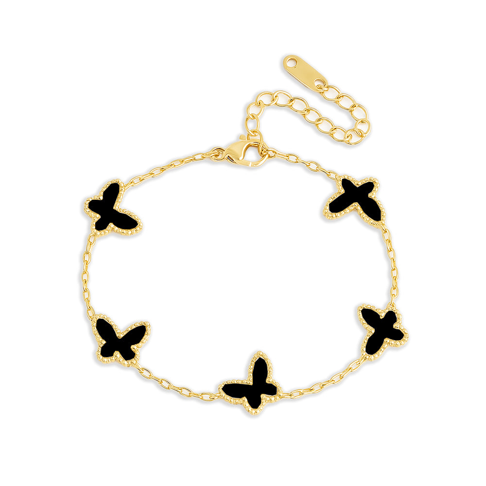 Fjärilsglitterarmband