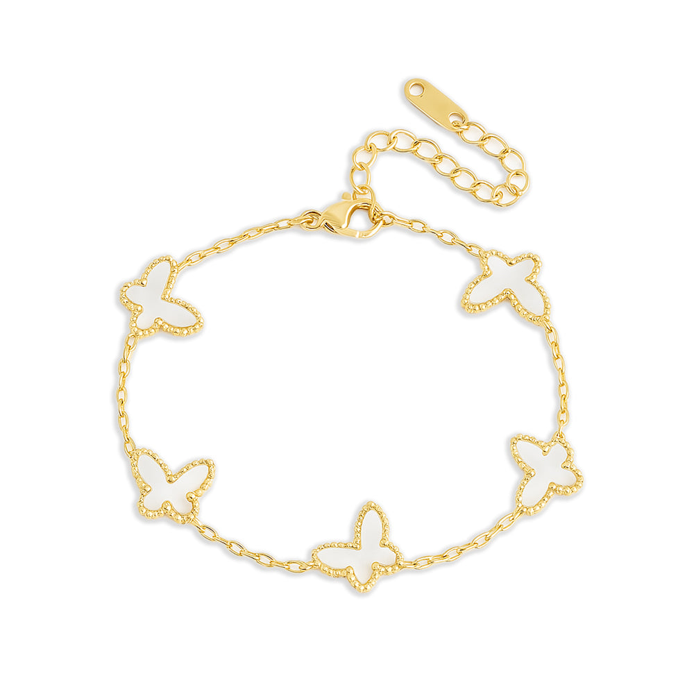 Fjärilsglitterarmband