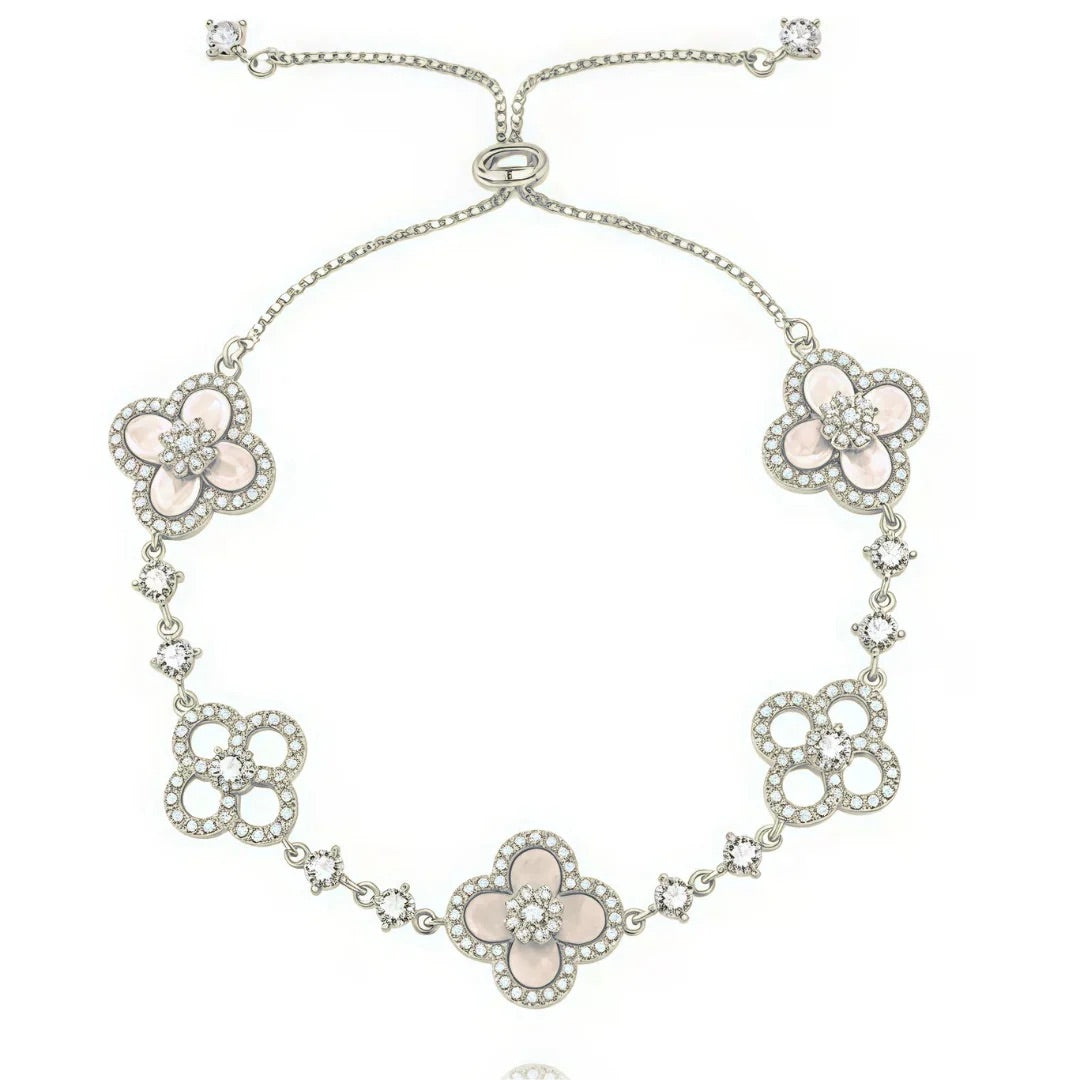 Diamond Clover Bracelet