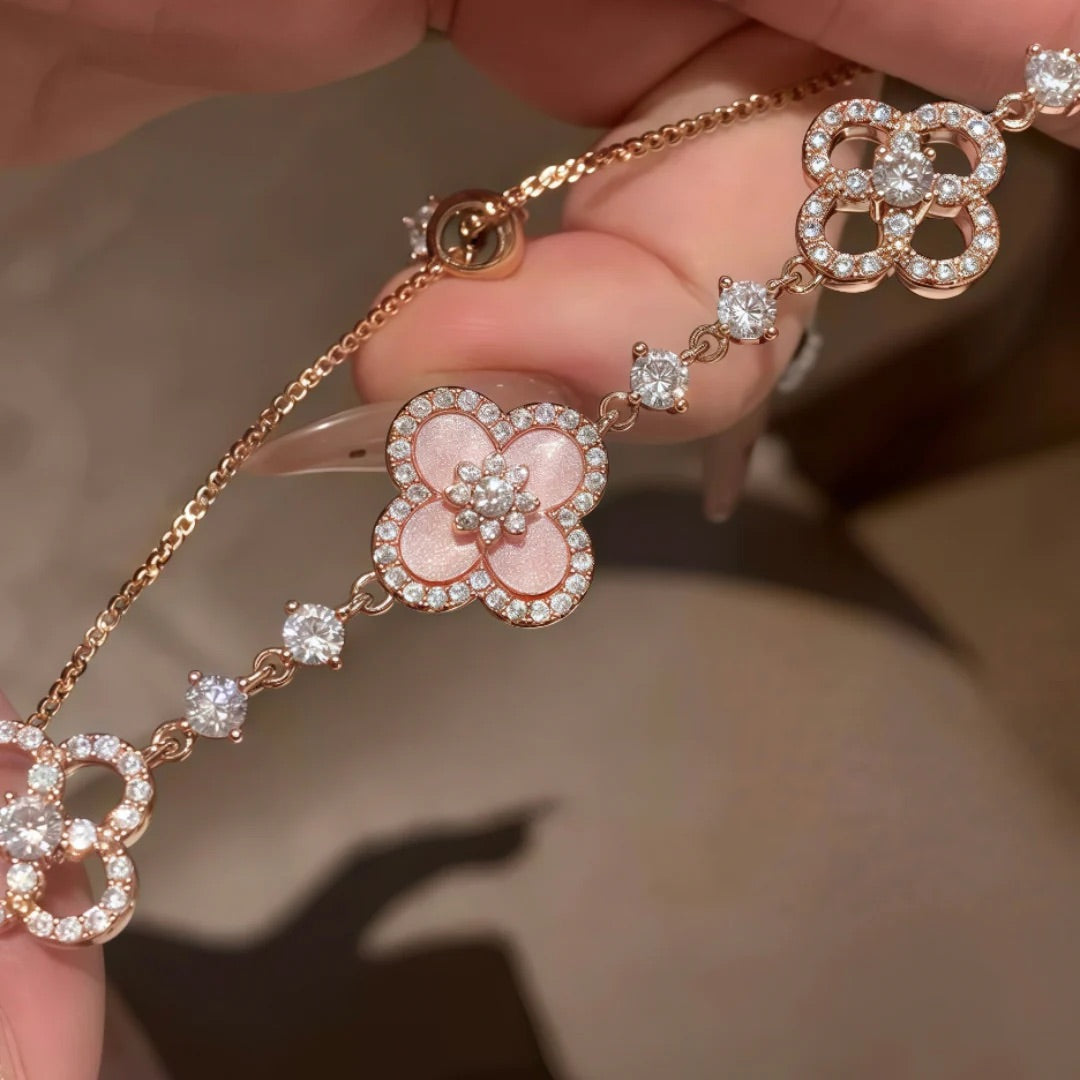Diamond Clover Bracelet