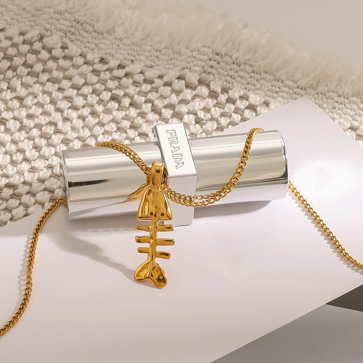 Bone Fish Necklace