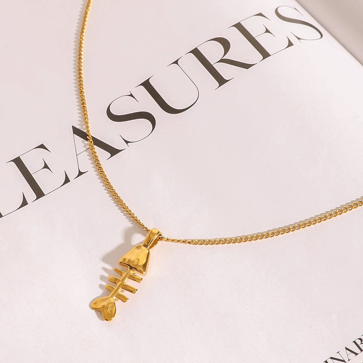 Bone Fish Necklace