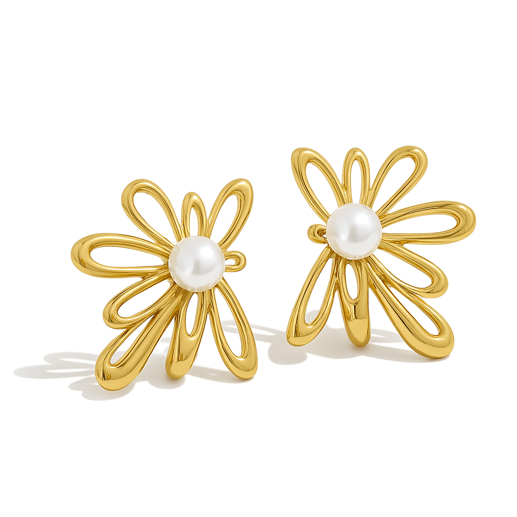Pearl Bloom Earrings