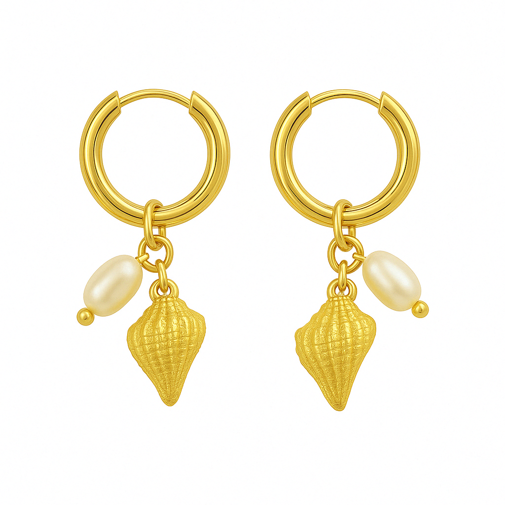 Conch Shell Earring
