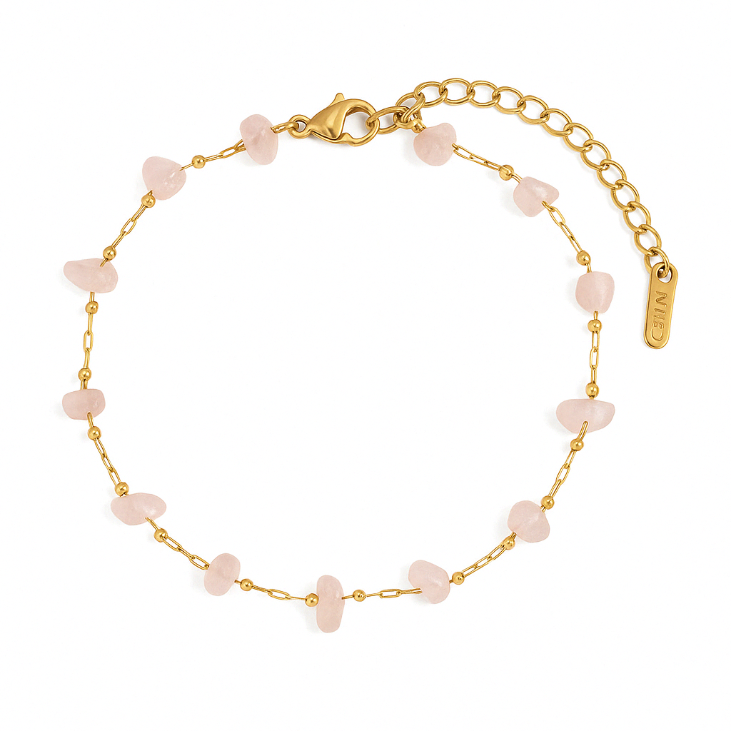 Armband med naturstenar