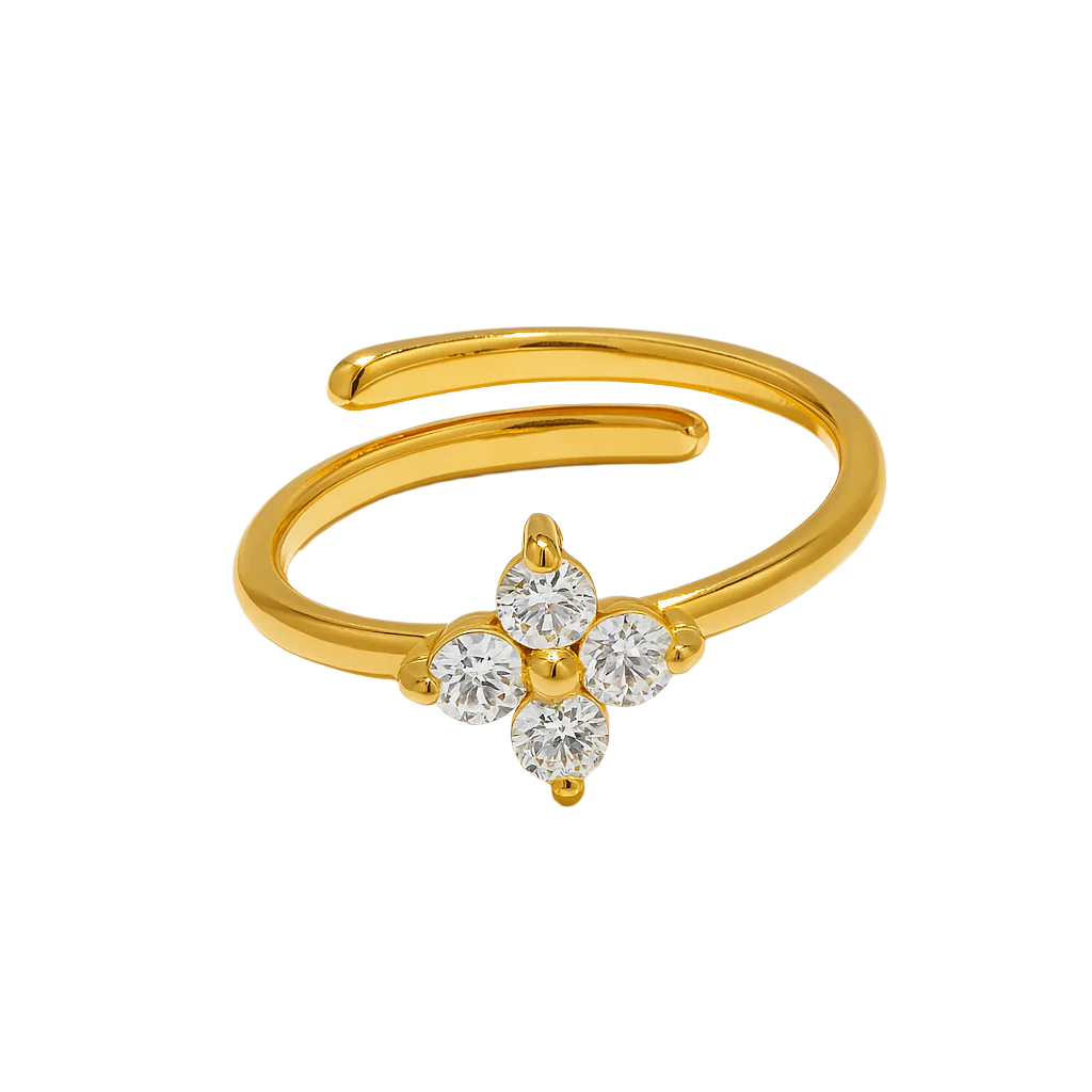Flower Diamond Ring