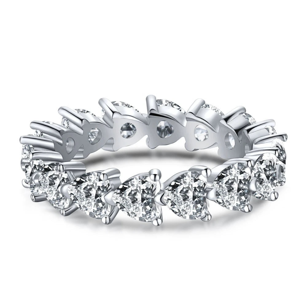 S925 Infinite Hearts Ring