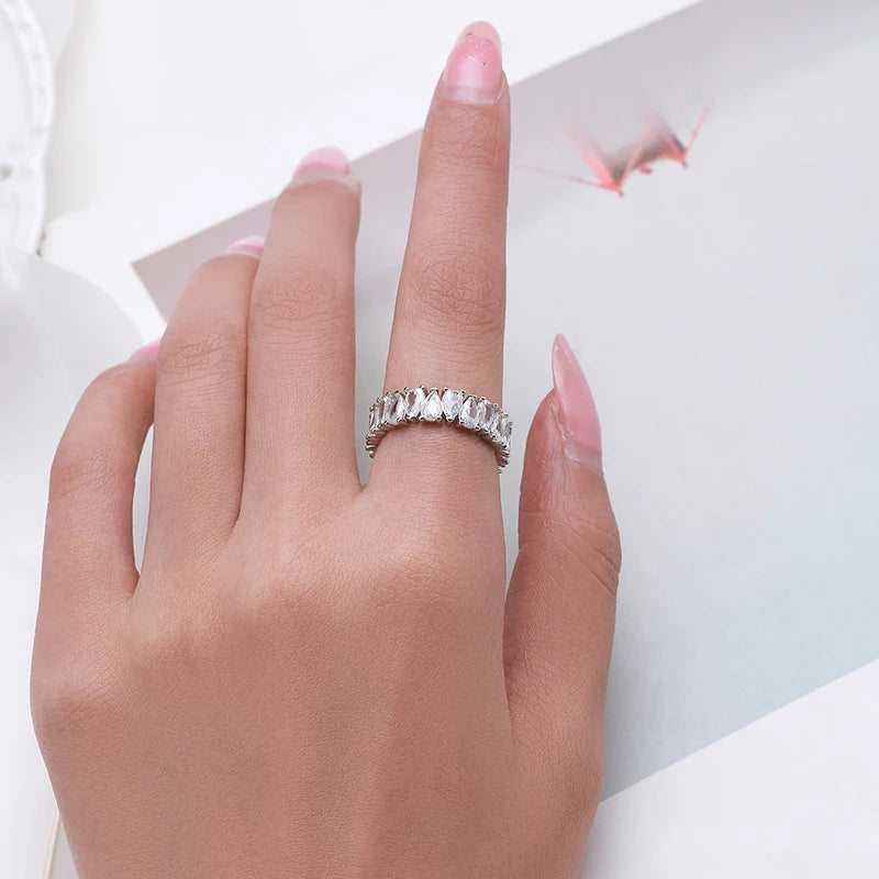 S925 Classy Droplet Ring