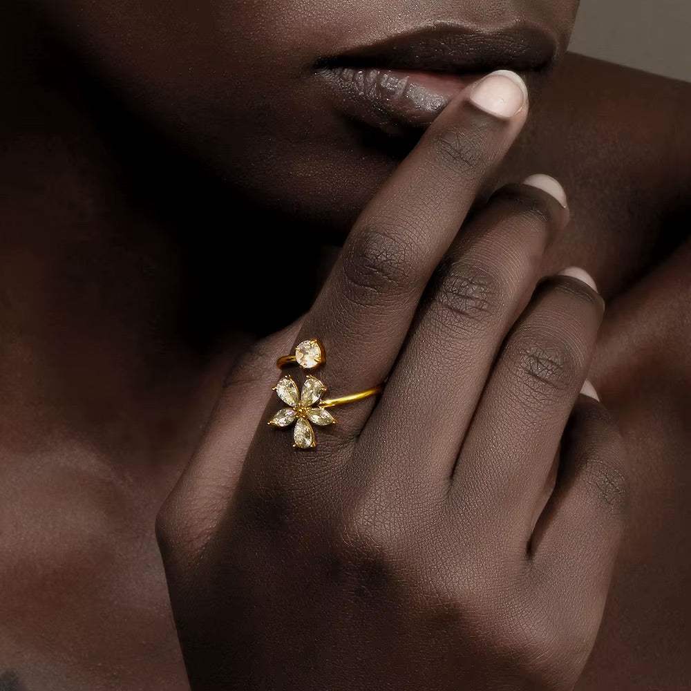 Flower Star Ring