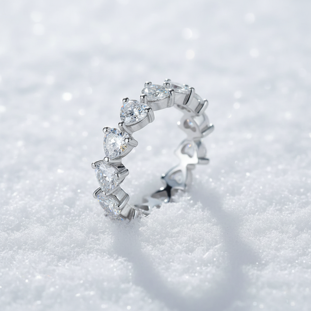 S925 Eternity Heart Ring