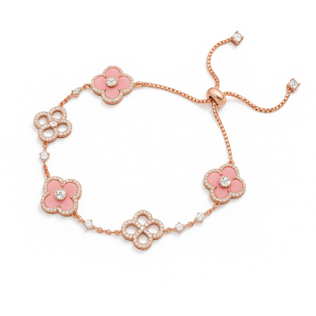 Diamond Clover Bracelet