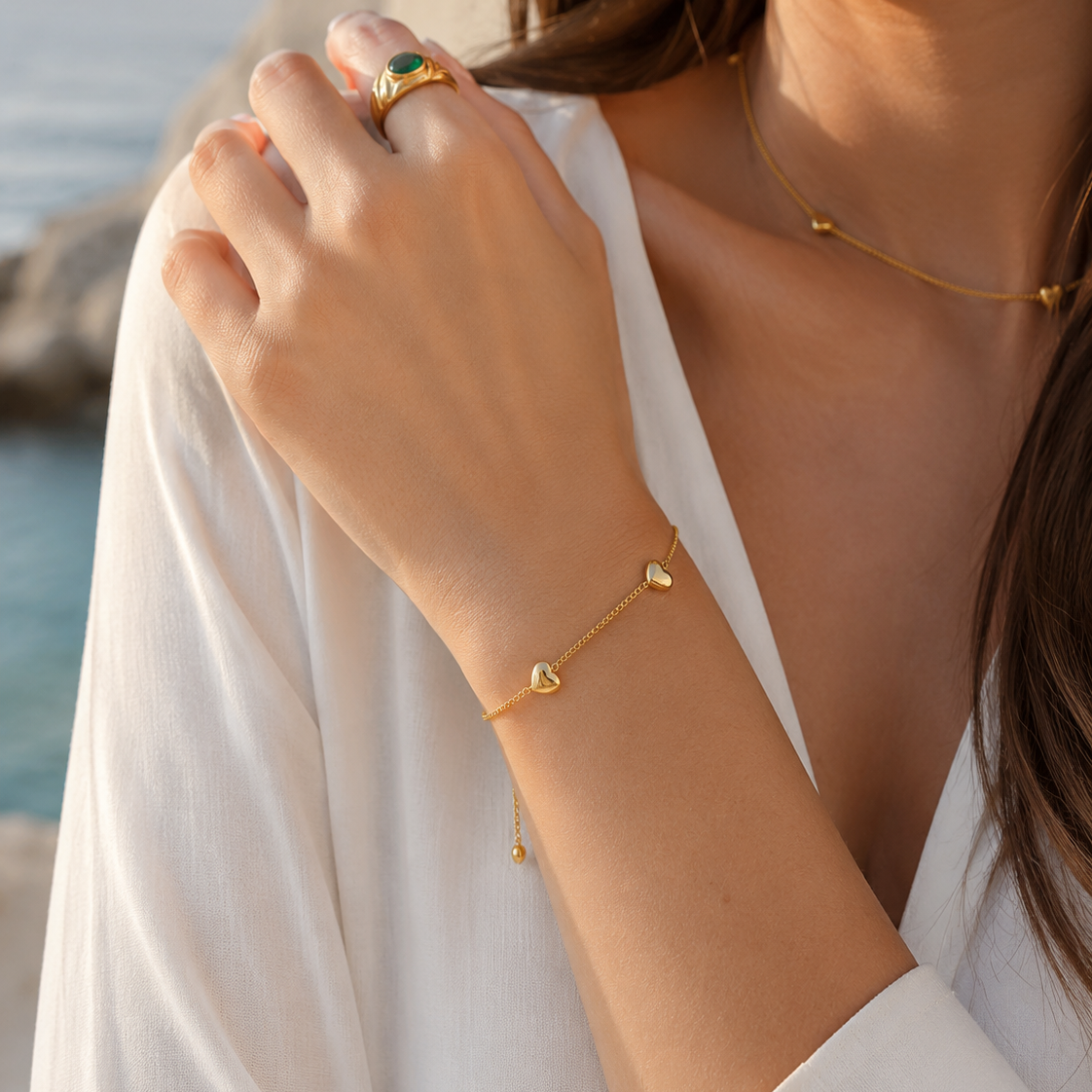 Yura Heart Bracelet