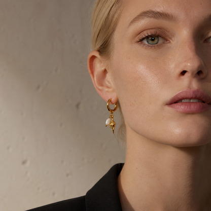 Conch Shell Earring