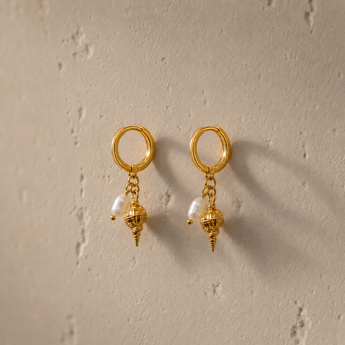 Conch Shell Earring