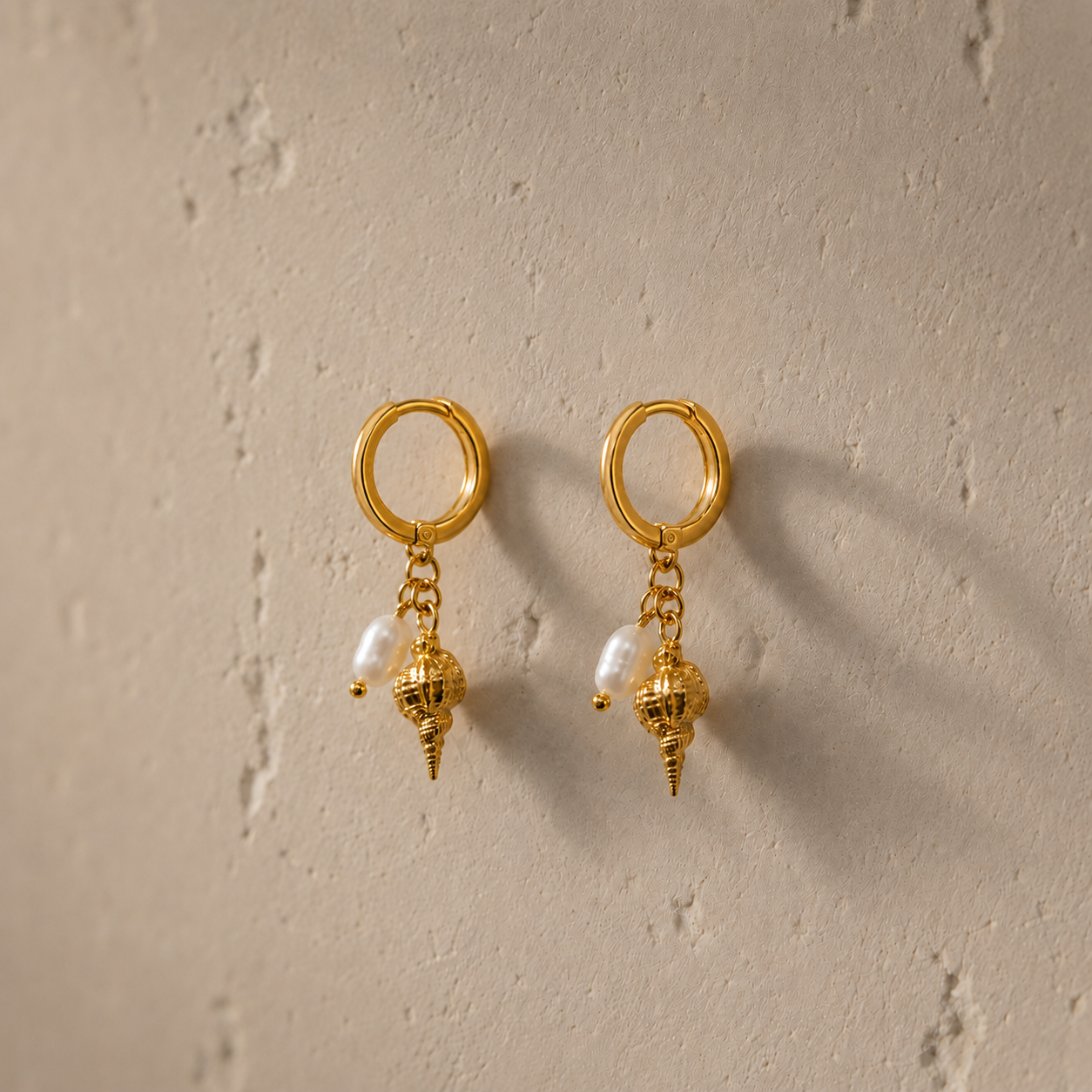 Conch Shell Earring