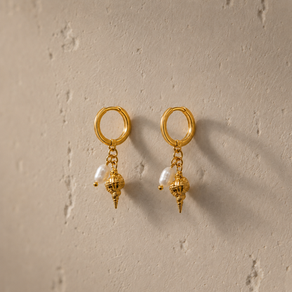Conch Shell Earring