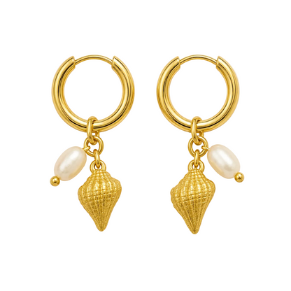 Conch Shell Earring