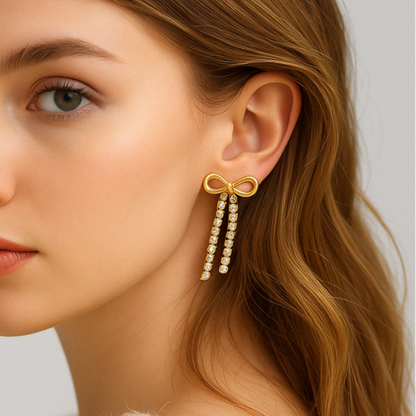 Twinkle Bow Earrings