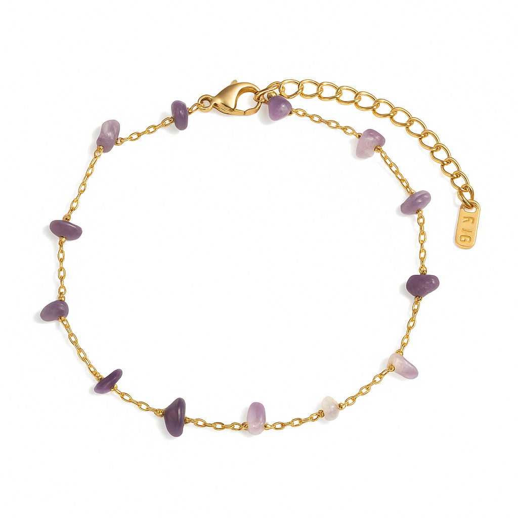 Armband med naturstenar