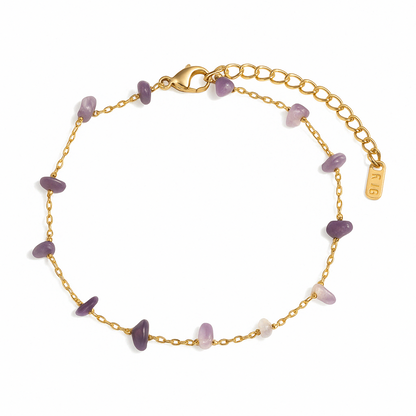 Armband med naturstenar