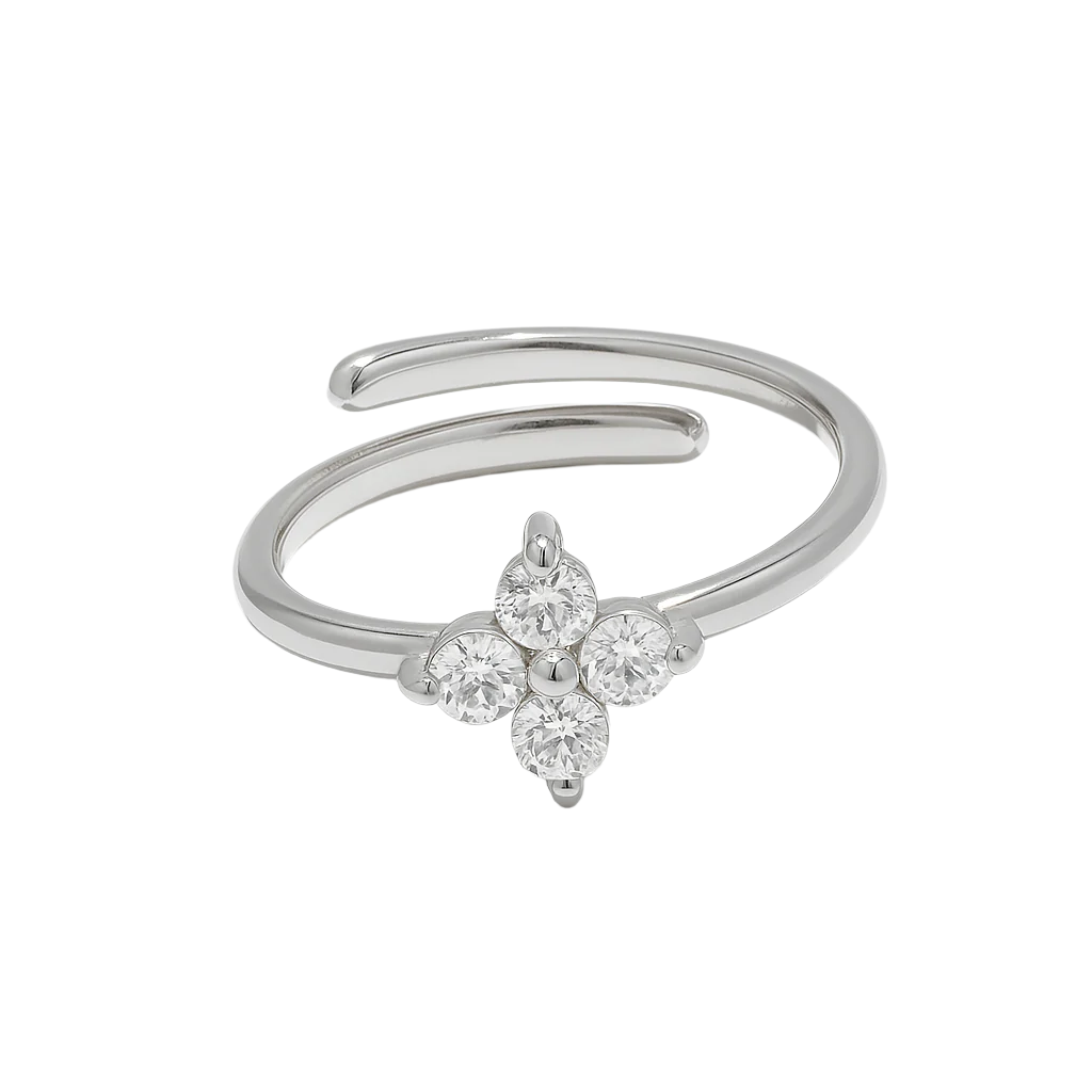Flower Diamond Ring