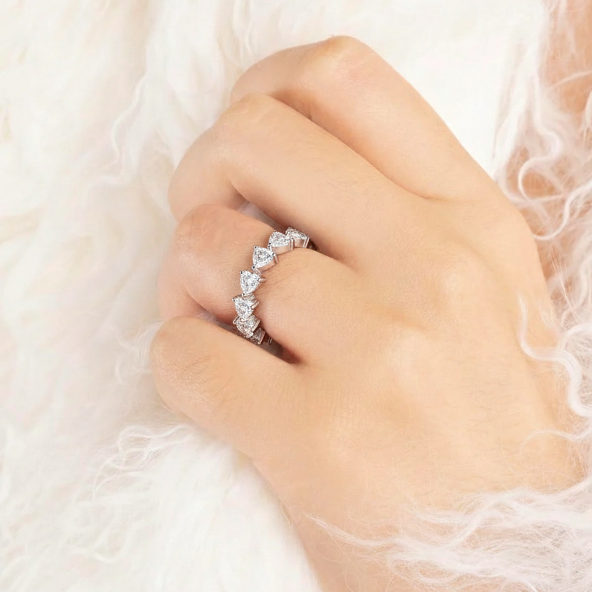 S925 Eternity Heart Ring