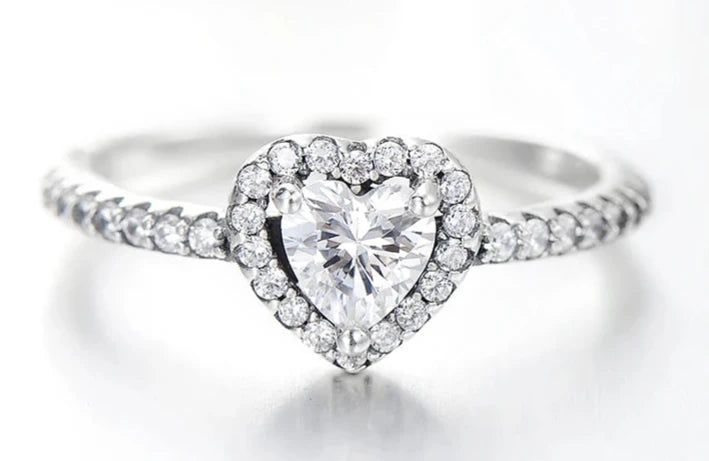 S925 Heart Ring