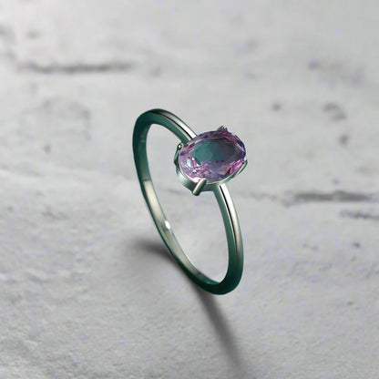 Rainbow Tourmaline Ring