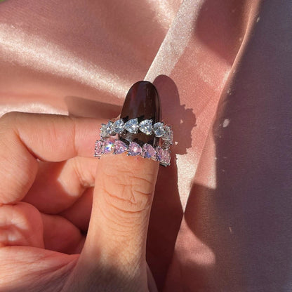 S925 Infinite Hearts Ring
