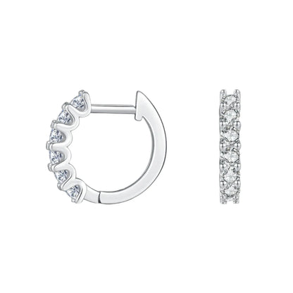 S925 Hollow Sparkling Earring