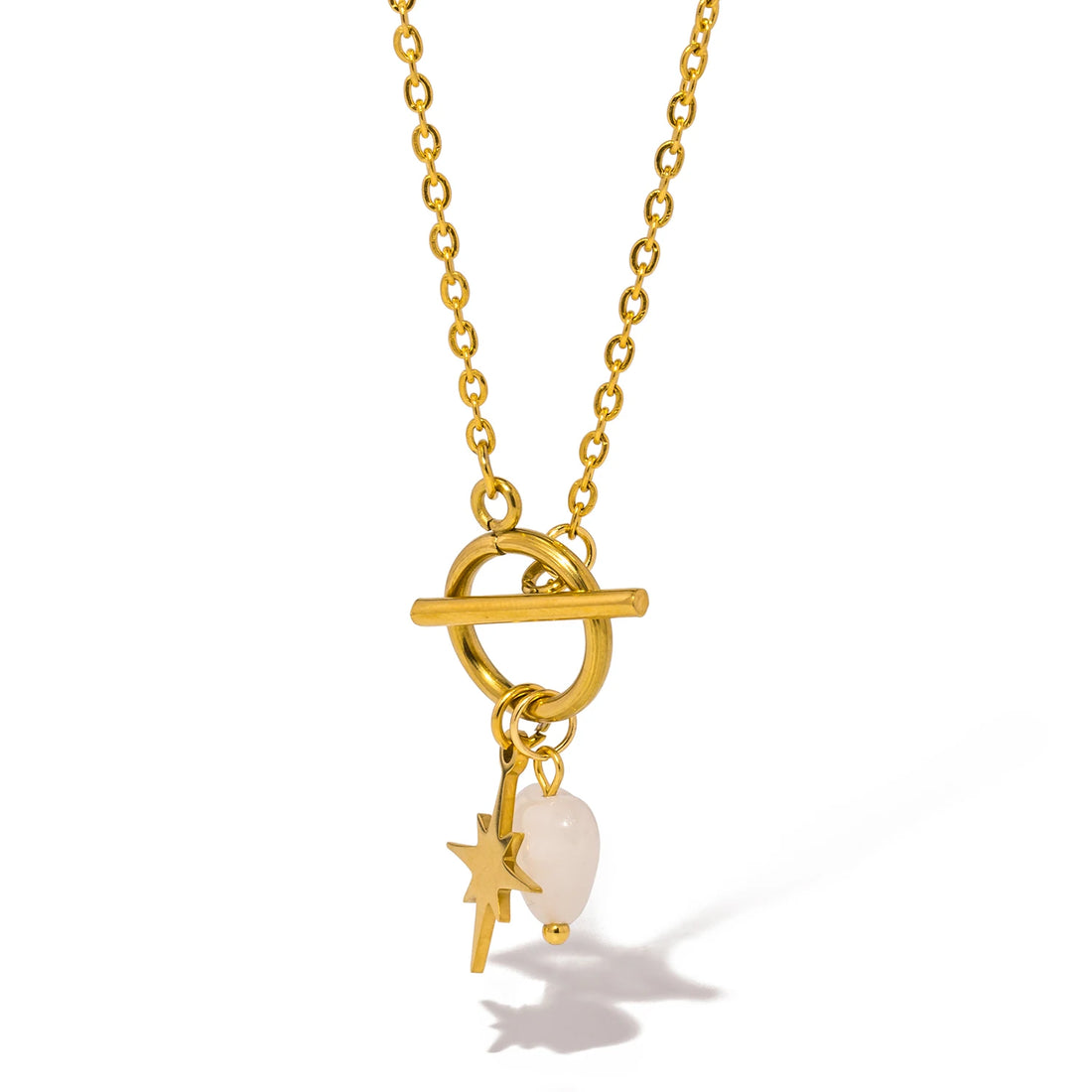 Stone Heart Necklace