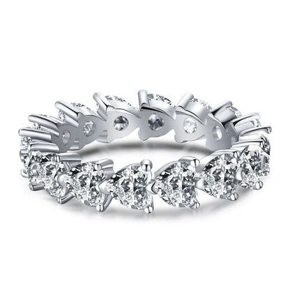 S925 Infinite Hearts Ring