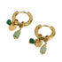 Natural Green Aventurine Stone Earring - Rubylis