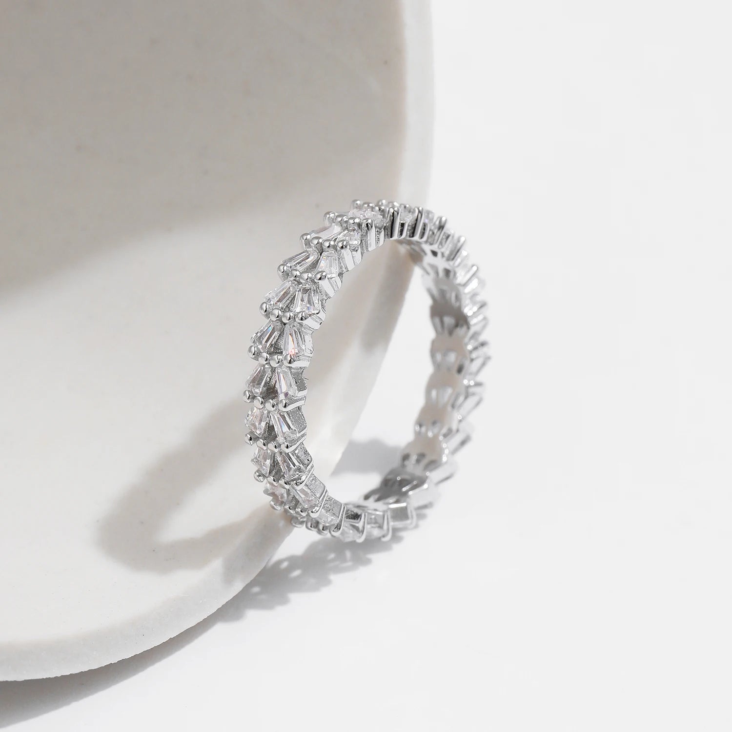 S925 Eternity Shell Ring