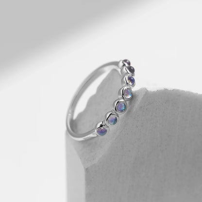 Moonstone Bubble Ring