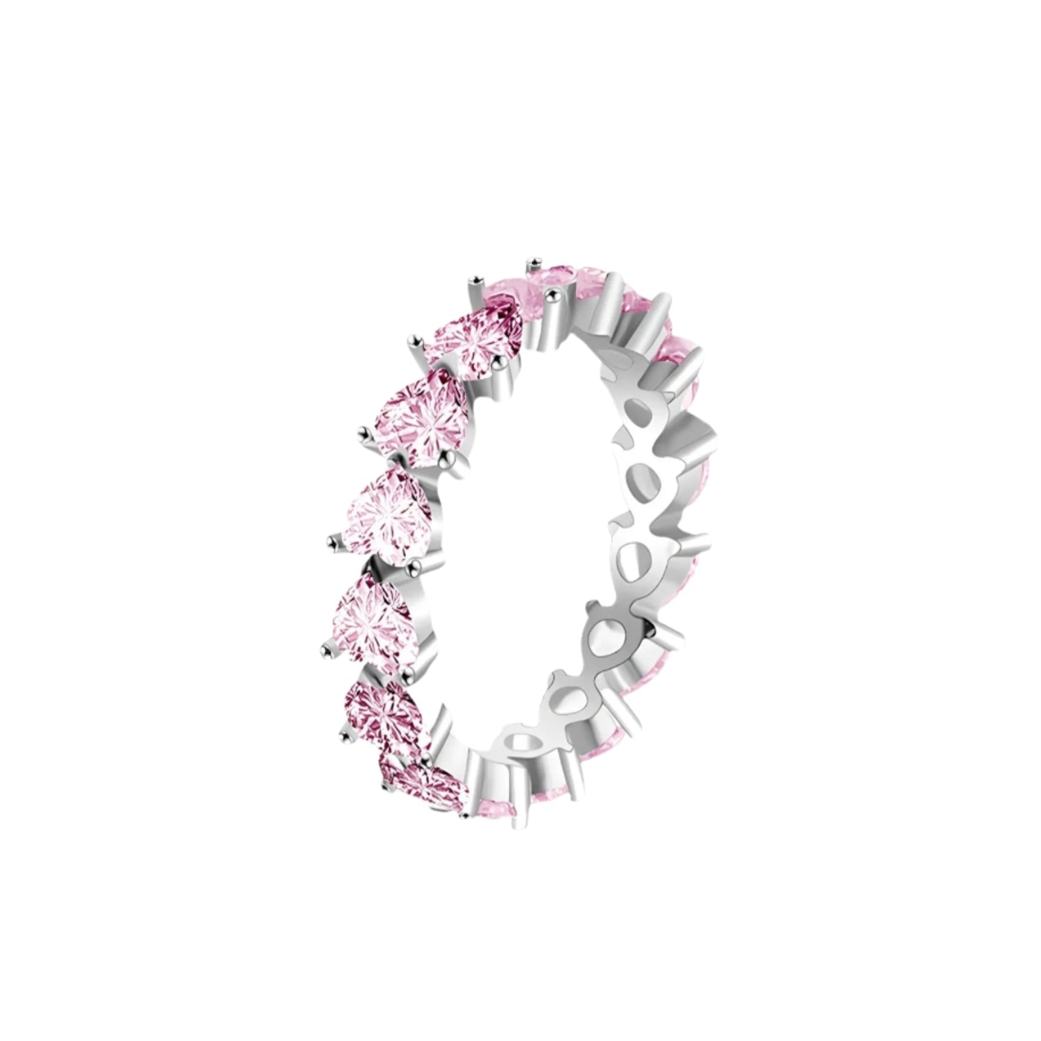 S925 Infinite Hearts Ring
