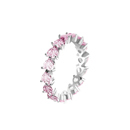 S925 Infinite Hearts Ring